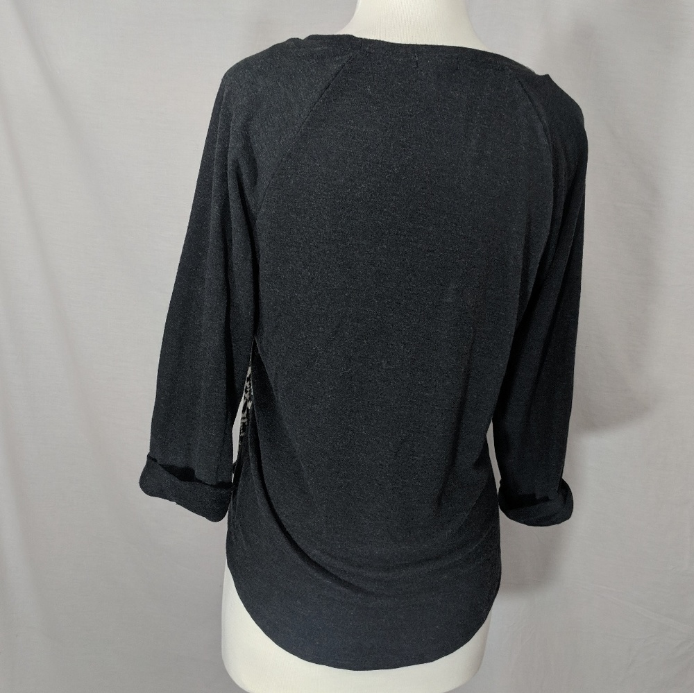 Eyeshadow Raglan Tribal Pattern Printed Tee - Picture 5 of 6